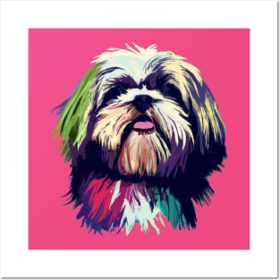 Lhasa Apso Pop Art - Dog Lover Gifts Posters and Art